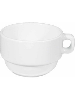 Saturnia Φλυτζάνι Πορσελάνης Tea/Cappuccino Στοιβαζόμενο 17cl Roma