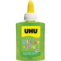 UHU ΧΡΥΣΟΚΟΛΛΑ GLITTER ΜΠΟΥΚΑΛΙ 88ml/90gr ΠΡΑΣΙΝΟ