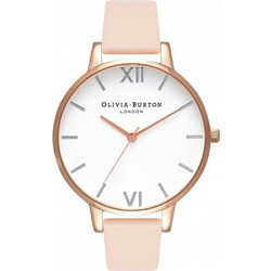 Olivia Burton Γυναικείο Ρολόι με Ροζ Δερμάτινο Λουράκι OB16BDW21