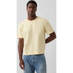 Ανδρική Μπλούζα Heavyweight Cropped Γραμμής MAIZE Yellow