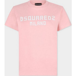 DSQUARED2 JUST RIGHT FIT T-SHIRT PINK