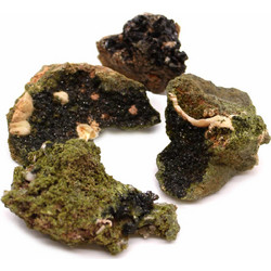 Mineral Specimens - Epidote (approx 10 pieces)