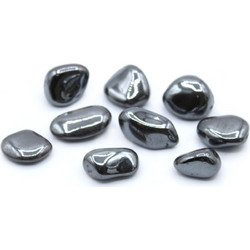 Pack of 24 L Tumble Stones - Hematite