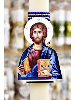 26Δ024 Χριστός Ξύλινο Με Βάση 25cm