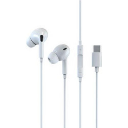 Devia EM028 Handsfree In-Ear USB-C White