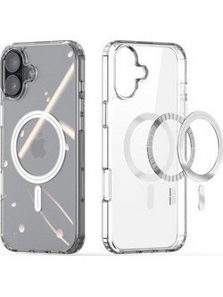 Θήκη TPU & PC Dux Ducis Apple iPhone 16 Plus Magnetic MagSafe Clin Διάφανο N65797