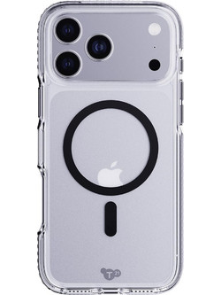TECH21 IPHONE 17 PRO MAX CASE (T21-11335) EVOCRYSTAL W/MAGSAFE-CLEAR/BLACK