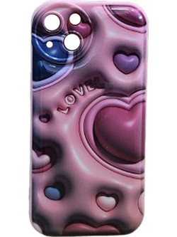 Θήκη Back Cover TPU Love για iPhone 13, πολύχρωμη