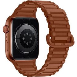 Hoco WA06 Flexible Military Pattern Λουράκι Σιλικόνης Brown (Apple Watch 42 / 44 / 45 / 49mm)
