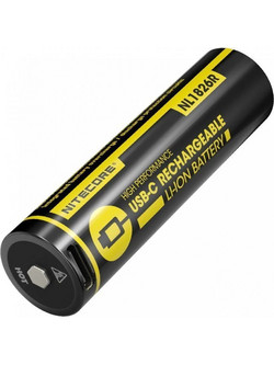 Nitecore NL1826R USB-C 18650 2600mAh 1τμχ