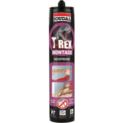 Κόλλα T-Rex Montage Neoprene Υποκίτρινη 310ml Soudal 35926