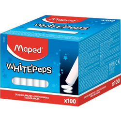 Κιμωλίες Λευκές Maped 100 Τεμάχια