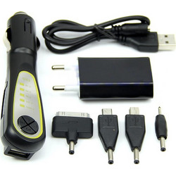 Mp3 Player Αυτοκινήτου - FM transmitter & πολυφορτιστής κινητών τηλεφώνων