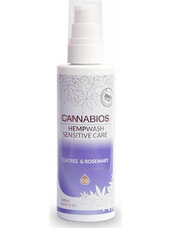 Cannabios HempWash Sensitive Care CBD Teatree Σαμπουάν & Αφρόλουτρο 100ml