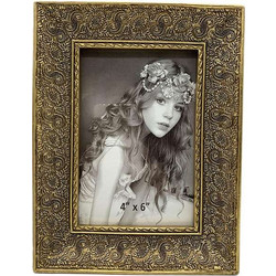 Κορνίζα Polyresin Χρυσή Ανάγλυφη 20x25cm