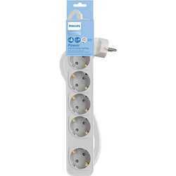 Philips Πολύπριζο 5 Θέσεων 1,5m Λευκό