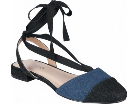 Γυναικεία Μπαλαρίνα Heine 066402 Blue/Black Άθικτο προϊόν. Το προϊόν συνοδεύεται από απλό κουτί (όχι του κατασκευαστή)
