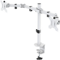Deltaco Gaming GAM-040-W WA86 Βάση Γραφείου για 2 Οθόνες 13"-32" Λευκό