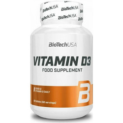 Biotech USA Vitamin D3 60 Ταμπλέτες