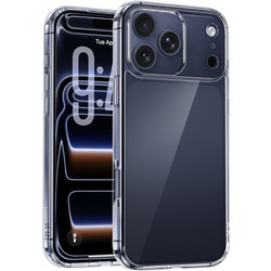 Θήκη Hoco TPU All Round Protective Airbag Anti-Fal για Apple iPhone 17 Pro Max Διάφανη - Hoco