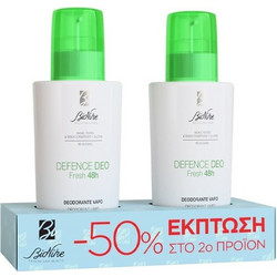 Bionike Defence Deo Fresh Αποσμητικό Spray 48h Διπλή Συσκευασία 2x100ml