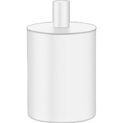 Κουτί Καλλυντικών Sanco Bathroom Set 80101-Μ101 Ματ Λευκό Φ8x13,5cm 80101-Μ101