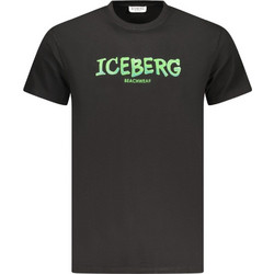 ICEBERG MEN'S SHORT-SLEEVED T-SHIRT BLACK - ICE25MTS01_NEBLACK