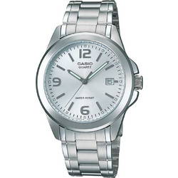 Casio Ανδρικό Ρολόι με Ασημί Μεταλλικό Μπρασελέ MTP-1215A-7A
