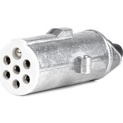 AMIO Amio - Πρίζα Κοτσαδόρου 24V 7PIN Type S Αλουμινίου Heavy Duty για Ασφαλή Σύνδεση & Καθημερινή Χρήση - 1 Τεμ. (04791/AM) 04791/AM