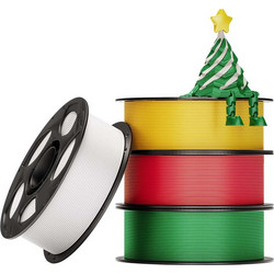 Anycubic Χριστουγεννιάτικο Σετ Νήματος PLA Silk (4 τμχ) | 3D Filaments