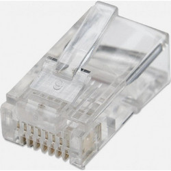 Βύσμα RJ45 Cat6 UTP Techly Pro IWP-JAR-C6RTY 10 τεμ - Επιχρυσωμένο & Συμπαγής Αγωγός