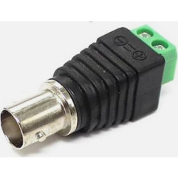 GBC 67.3750.76/S BNC Θηλυκό σε Κλέμα 2 Πόλων - RG59 Βιδωτή & Μόνωση PTFE