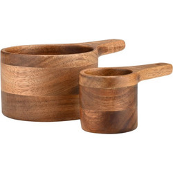 Estia Ξύλινη Μεζούρα Κουζίνας Allure 13,7Cm & 9,4Cm Σετ
