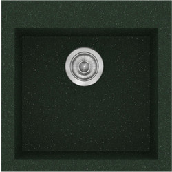 Sanitec Classic 339 Ένθετος Νεροχύτης Γρανίτη Ματ Granite Green 50x50cm