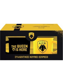 Σετ Κούπες Εσπρέσο - ΑΕΚ Μπάσκετ (BZ.XP.RP.00732)