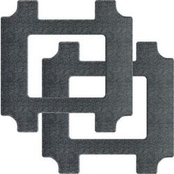MOVA Cloth, σετ 2 τεμαχίων (ανοιχτό γκρι)