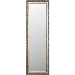Καθρέπτης Τοίχου Μπιζουτέ Zen Collection 30x120 εκ. Ασημί Αντικέ (52977)