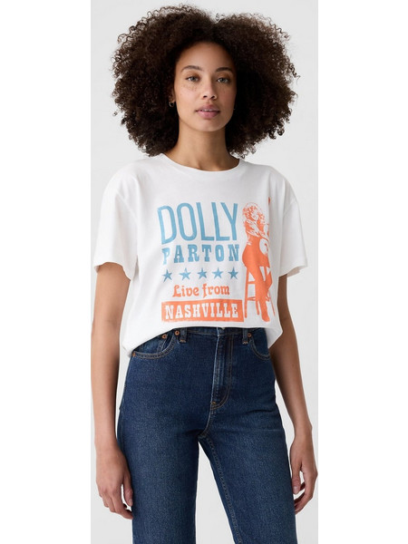 Άσπρη 3PL- Μπλούζα V-3PL- CREW T:DOLLYPTN