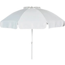 Solart Ομπρέλα Θαλάσσης Λευκή 1.8m TES-1904