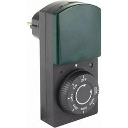 REV Timer With Dawn Automatic IP44 Μηχανικός Χρονοδιακόπτης Πρίζας Ημερήσιος με Δυνατότητα Αντίστροφης Μέτρησης Εξωτερικού Χώρου IP44 0025720502