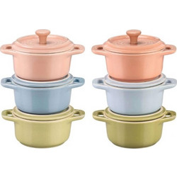 Staub Mini Cocotte Set 6-pcs. round, ceramic, multi-colour