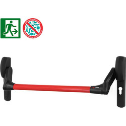 CISA 59617-00 Fast Push Μπάρα πανικού χωνευτής κλειδαριάς για μονόφυλλη πόρτα 5961700