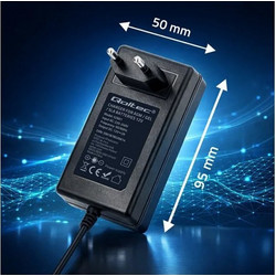 Qoltec Charger Qoltec Battery Charger 12v 2a 24w