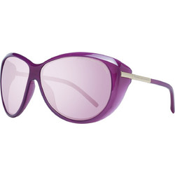 Porsche Design P8602A C Γυναικεία Γυαλιά Ηλίου Oversized Κοκάλινα Ασημί Ροζ με Μωβ Polarized Φακό