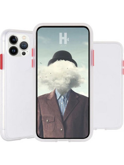 Θήκη Goospery Peach Garden Bumper για Apple iPhone13 Pro Λευκό Κόκκινο