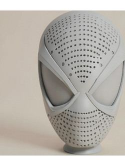 Άβαφη 3D Φιγούρα Cosplay Anti Venom Face Shell για Βάψιμο DIY (Δώρο τα Χρώματα)