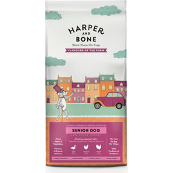 Harper & Bone Senior Flavours of The Farm Low Grain with Chicken, Duck & Poultry 12kg
