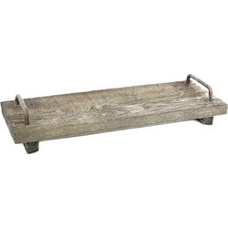 Δίσκος Σερβιρίσματος 012.861933127 50x14x4cm Grey Ξύλο