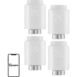 Sonoff Θερμοστατική κεφαλή Zigbee TRVZB, συσκευασία 4 τεμαχίων - (Trvzb 4Pack)