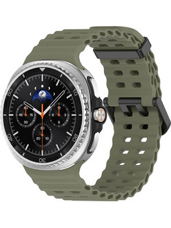 Λουράκι Σιλικόνης ColorWave Sonique για Samsung Galaxy Watch 8 Χακί